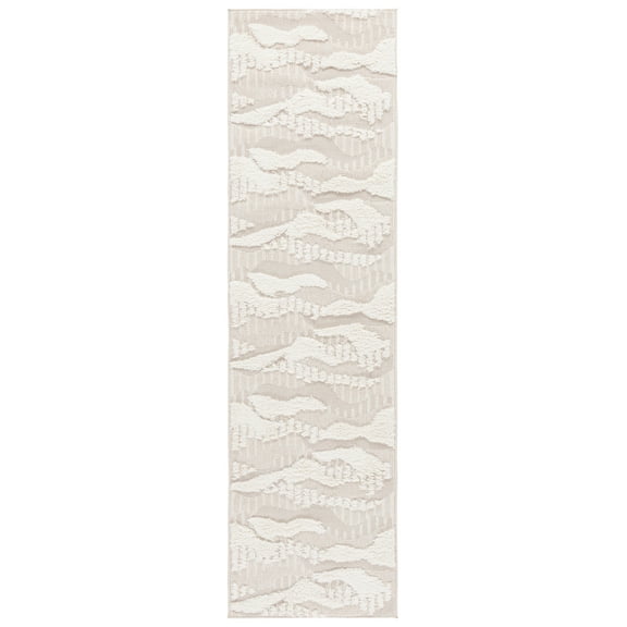 SAFAVIEH Trends Kennet Abstract Runner Rug, Beige/Ivory, 2'2" x 8'