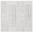 thumbnail image 1 of SAFAVIEH Trends Lyall Geometric Area Rug, Gray/Ivory, 6'7" x 6'7" Square, 1 of 8