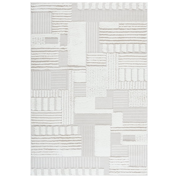 SAFAVIEH Trends Mladen Geometric Area Rug, Beige/Ivory, 3' x 5'