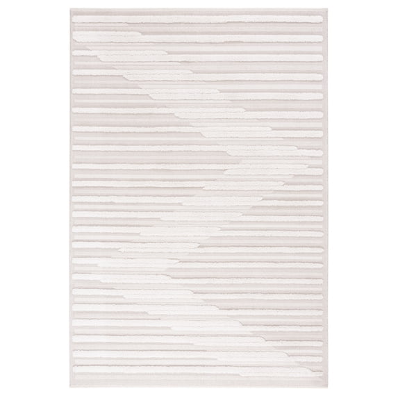 SAFAVIEH Trends Odetta Geometric Area Rug, Beige/Ivory, 4' x 6'