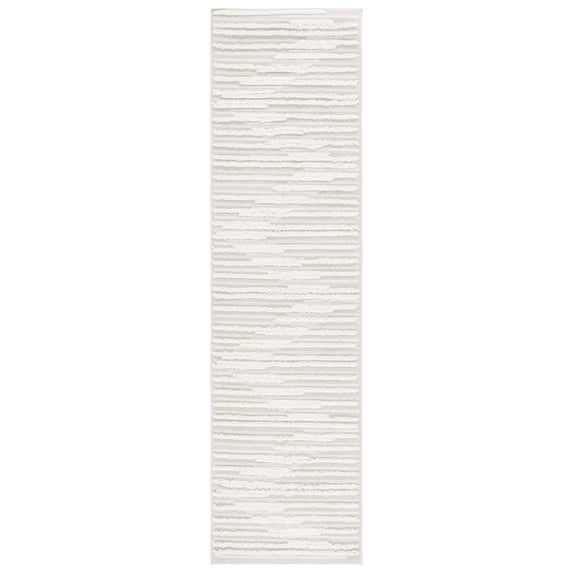 SAFAVIEH Trends Odetta Geometric Runner Rug, Beige/Ivory, 2'2" x 8'