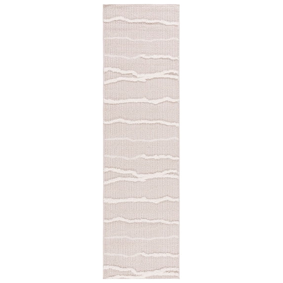 SAFAVIEH Trends William Abstract Runner Rug, Beige/Ivory, 2'2" x 9'