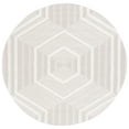 thumbnail image 1 of SAFAVIEH Trends Yvette Geometric Area Rug, Beige/Ivory, 6'7" x 6'7" Round, 1 of 8