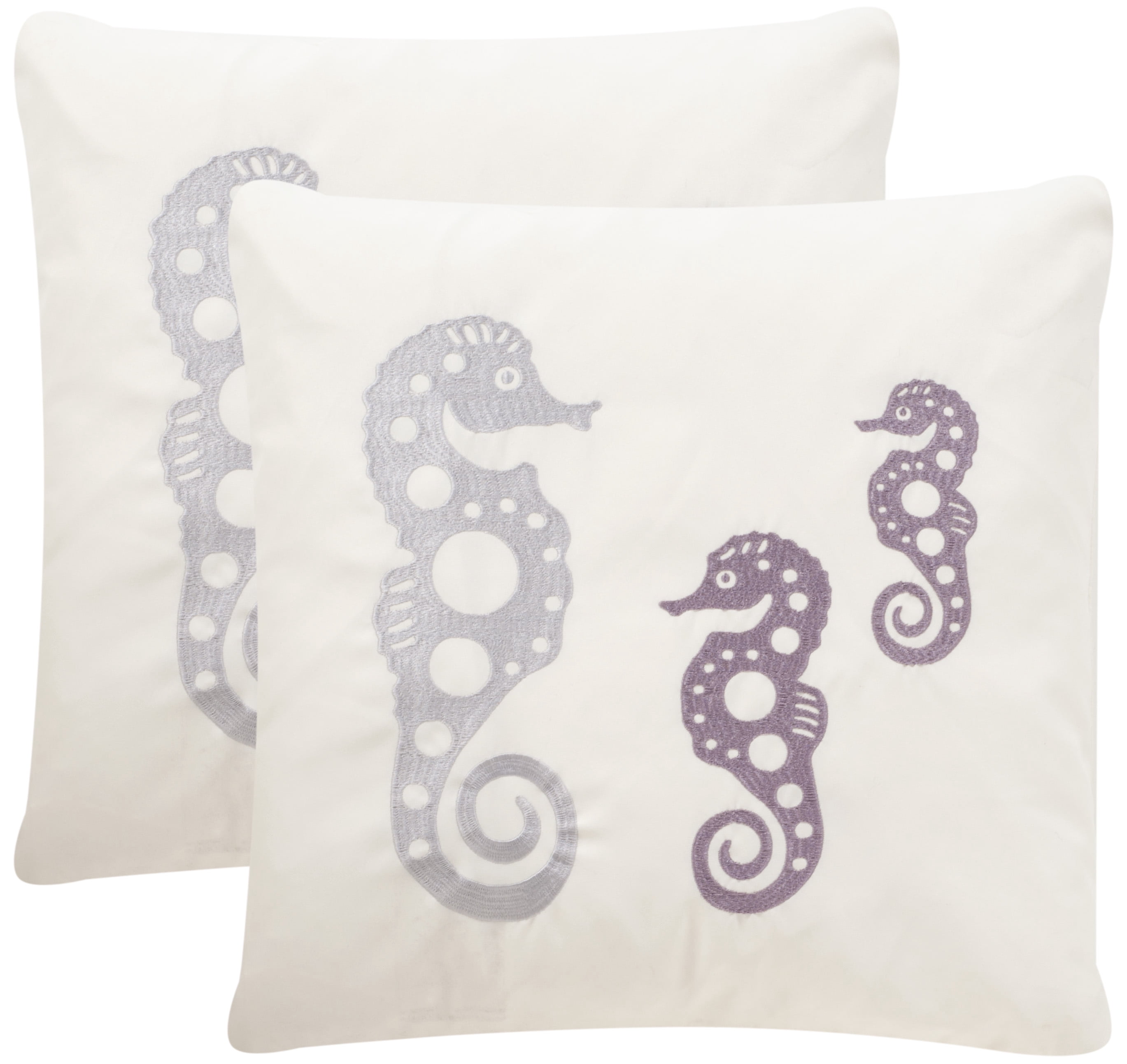 Embroidered Polypropelene Throw Pillow (Set of 2)