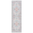 thumbnail image 1 of SAFAVIEH Tucson Alyx Oriental Machine Washable Runner Rug, Turquoise/Rust, 2'6" x 8', 1 of 8