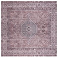 thumbnail image 1 of SAFAVIEH Tucson Basil Traditional Machine Washable Area Rug, 6' x 6' Square, Light Rust/Beige, 1 of 9