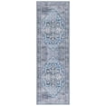 thumbnail image 1 of SAFAVIEH Tucson Beulah Traditional Machine Washable Runner Rug, Blue/Charcoal, 2'6" x 10', 1 of 10