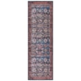 thumbnail image 1 of SAFAVIEH Tucson Bronagh Oriental Machine Washable Runner Rug, Navy/Rust, 2'6" x 22', 1 of 8