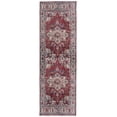 thumbnail image 1 of SAFAVIEH Tucson Camillo Oriental Machine Washable Runner Rug, Red/Beige, 2'6" x 20', 1 of 12