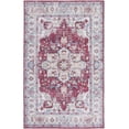 thumbnail image 1 of SAFAVIEH Tucson Camillo Traditional Machine Washable Area Rug, 3' x 5', Burgundy/Beige, 1 of 8