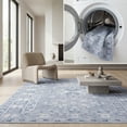 thumbnail image 1 of SAFAVIEH Tucson Carrie Traditional Machine Washable Area Rug, 9' x 12', Grey/Ivory, 1 of 15