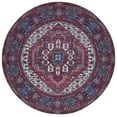 thumbnail image 1 of SAFAVIEH Tucson Cornelius Traditional Machine Washable Area Rug, 6' x 6' Round, Red/Blue, 1 of 9