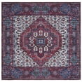thumbnail image 1 of SAFAVIEH Tucson Cornelius Traditional Machine Washable Area Rug, 6' x 6' Square, Red/Blue, 1 of 9
