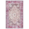thumbnail image 1 of SAFAVIEH Tucson Crane Traditional Machine Washable Area Rug, 3' x 5', Beige/Red, 1 of 9