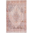 thumbnail image 1 of SAFAVIEH Tucson Damjan Traditional Machine Washable Area Rug, 9' x 12', Beige/Rust, 1 of 9