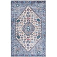 thumbnail image 1 of SAFAVIEH Tucson Delora Traditional Machine Washable Area Rug, 9' x 12', Beige/Grey, 1 of 9