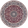 thumbnail image 1 of SAFAVIEH Tucson Dewayne Oriental Machine Washable Area Rug, Red/Navy, 4' x 4' Round, 1 of 8