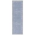 thumbnail image 1 of SAFAVIEH Tucson Diego Traditional Machine Washable Runner, 2'6" x 8', Blue/Rust, 1 of 8