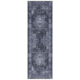 thumbnail image 1 of SAFAVIEH Tucson Donovan Oriental Machine Washable Runner Rug, Black/Grey, 2'6" x 16', 1 of 12