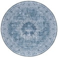 thumbnail image 1 of SAFAVIEH Tucson Donovan Traditional Machine Washable Area Rug, 6' x 6' Round, Green/Grey, 1 of 8