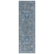 SAFAVIEH Tucson Donovan Traditional Machine Washable Runner, 2'6" x 8', Green