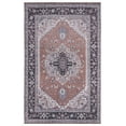 thumbnail image 1 of SAFAVIEH Tucson Drew Traditional Machine Washable Area Rug, 3' x 5', Rust/Navy, 1 of 9
