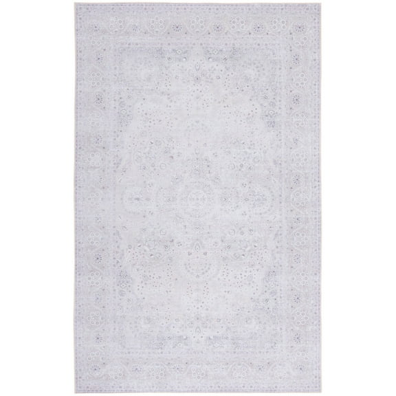 SAFAVIEH Tucson Dusko Traditional Machine Washable Area Rug, 5' x 8', Beige