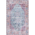 thumbnail image 1 of SAFAVIEH Tucson Einri Traditional Machine Washable Area Rug, 6' x 9', Blue/Red, 1 of 9