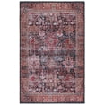 thumbnail image 1 of SAFAVIEH Tucson Faith Oriental Machine Washable Area Rug, Rust/Green, 6' x 8', 1 of 12