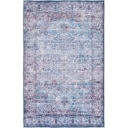 SAFAVIEH Tucson Faith Oriental Machine Washable Runner Rug, Rust/Green, 2'6" x 8'