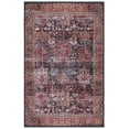 thumbnail image 1 of SAFAVIEH Tucson Faith Traditional Machine Washable Area Rug, 5' x 8', Rust/Green, 1 of 8