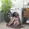 thumbnail image 1 of Safavieh Tucson Forrester Oriental Machine Washable Area Rug, Navy/Rust, 6' x 6' Square, 1 of 11