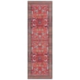 thumbnail image 1 of SAFAVIEH Tucson Gwendolyn Oriental Machine Washable Runner Rug, Rust/Navy, 2'6" x 22', 1 of 11