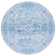 thumbnail image 1 of SAFAVIEH Tucson Hollie Oriental Machine Washable Area Rug, Purple/Blue, 8' x 8' Round, 1 of 12