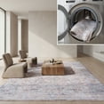 thumbnail image 1 of SAFAVIEH Tucson Hollie Traditional Machine Washable Area Rug, 5' x 8', Rust/Beige, 1 of 15