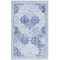 thumbnail image 1 of SAFAVIEH Tucson Jantar Traditional Machine Washable Area Rug, 9' x 12', Grey/Navy, 1 of 9