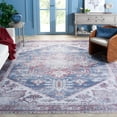 thumbnail image 1 of SAFAVIEH Tucson Jayla Oriental Machine Washable Area Rug, Navy/Red, 8' x 10', 1 of 13
