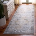 thumbnail image 1 of SAFAVIEH Tucson Jayla Oriental Machine Washable Runner Rug, Beige/Gray, 2'6" x 22', 1 of 13
