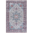 thumbnail image 1 of SAFAVIEH Tucson Jaylyn Traditional Machine Washable Area Rug, 6' x 9', Ivory/Red, 1 of 8