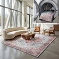 thumbnail image 1 of SAFAVIEH Tucson John Traditional Machine Washable Area Rug, Red/Blue, 3' x 5', 1 of 16