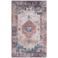 thumbnail image 1 of SAFAVIEH Tucson Kyler Traditional Machine Washable Area Rug, Beige/Rust, 3' x 5', 1 of 8