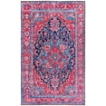 thumbnail image 1 of SAFAVIEH Tucson Lennart Traditional Machine Washable Area Rug, 6' x 9', Navy/Red, 1 of 9