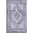 thumbnail image 1 of SAFAVIEH Tucson Melva Traditional Machine Washable Area Rug, 6' x 9', Beige/Grey, 1 of 9