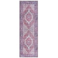 thumbnail image 1 of SAFAVIEH Tucson Melva Traditional Machine Washable Runner, 2'6" x 8', Red/Blue, 1 of 8