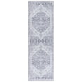 thumbnail image 1 of SAFAVIEH Tucson Melvin Oriental Machine Washable Runner Rug, Gray/Light Gray, 2'6" x 8', 1 of 6