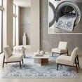thumbnail image 1 of Safavieh Tucson Nazca Oriental Machine Washable Area Rug, Aqua/Light Blue, 5' x 8', 1 of 13