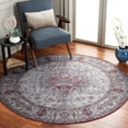thumbnail image 1 of Safavieh Tucson Nazca Oriental Machine Washable Area Rug, Beige Green/Rust, 3' x 3' Round, 1 of 12