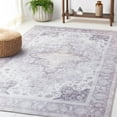 thumbnail image 1 of Safavieh Tucson Nazca Oriental Machine Washable Area Rug, Light Purple/Sage, 4' x 4' Square, 1 of 14