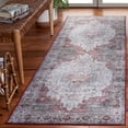 thumbnail image 1 of Safavieh Tucson Nazca Oriental Machine Washable Runner Rug, Beige Green/Rust, 2'6" x 12', 1 of 13