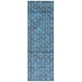thumbnail image 1 of SAFAVIEH Tucson Nicola Oriental Machine Washable Runner Rug, Blue/Grey, 2'6" x 10', 1 of 12